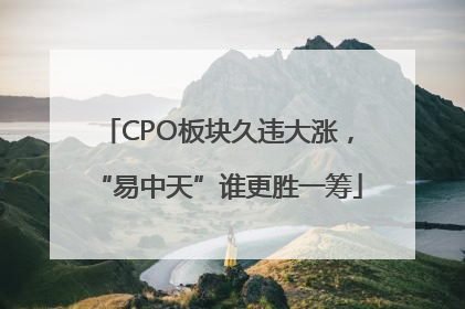 CPO板块久违大涨，“易中天”谁更胜一筹